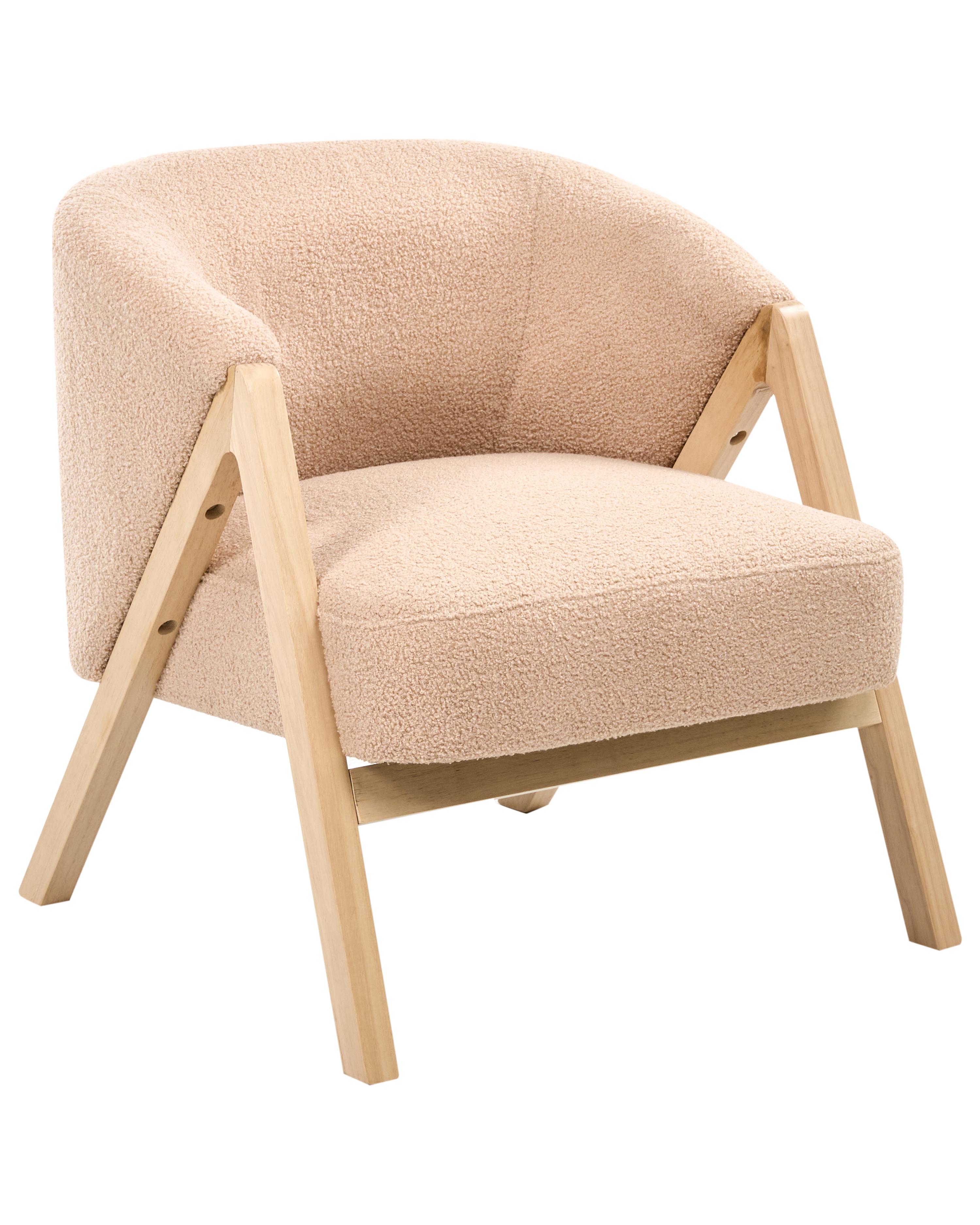 Fauteuil SKEI Bouclé Beige