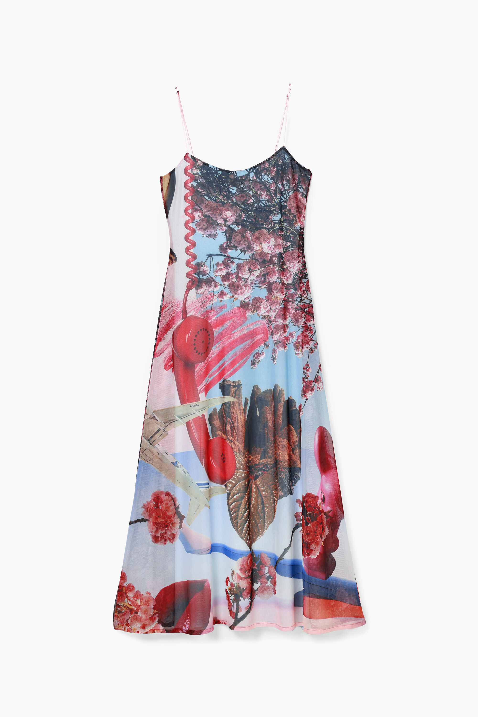 Vestido midi estampado M. Christian Lacroix