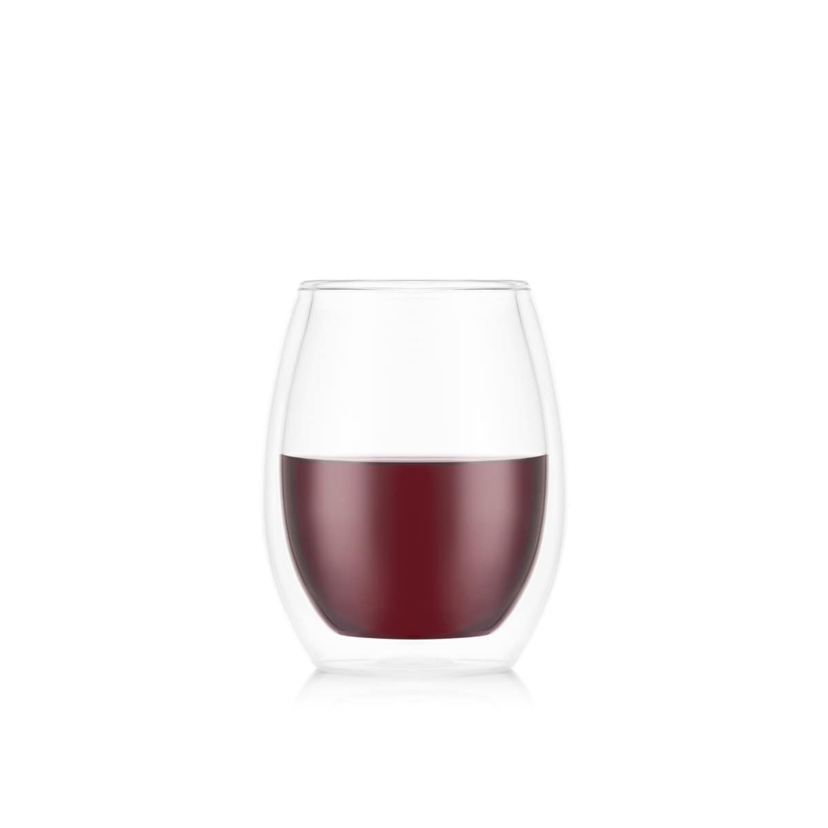 Bodum Sett med med 2 dobbeltveggede vinglass- Merlot SKÅL 0.5 L