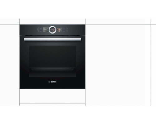 Bosch oven zonder kookplaat HBG676EB6, bruikbare inhoud 71 l