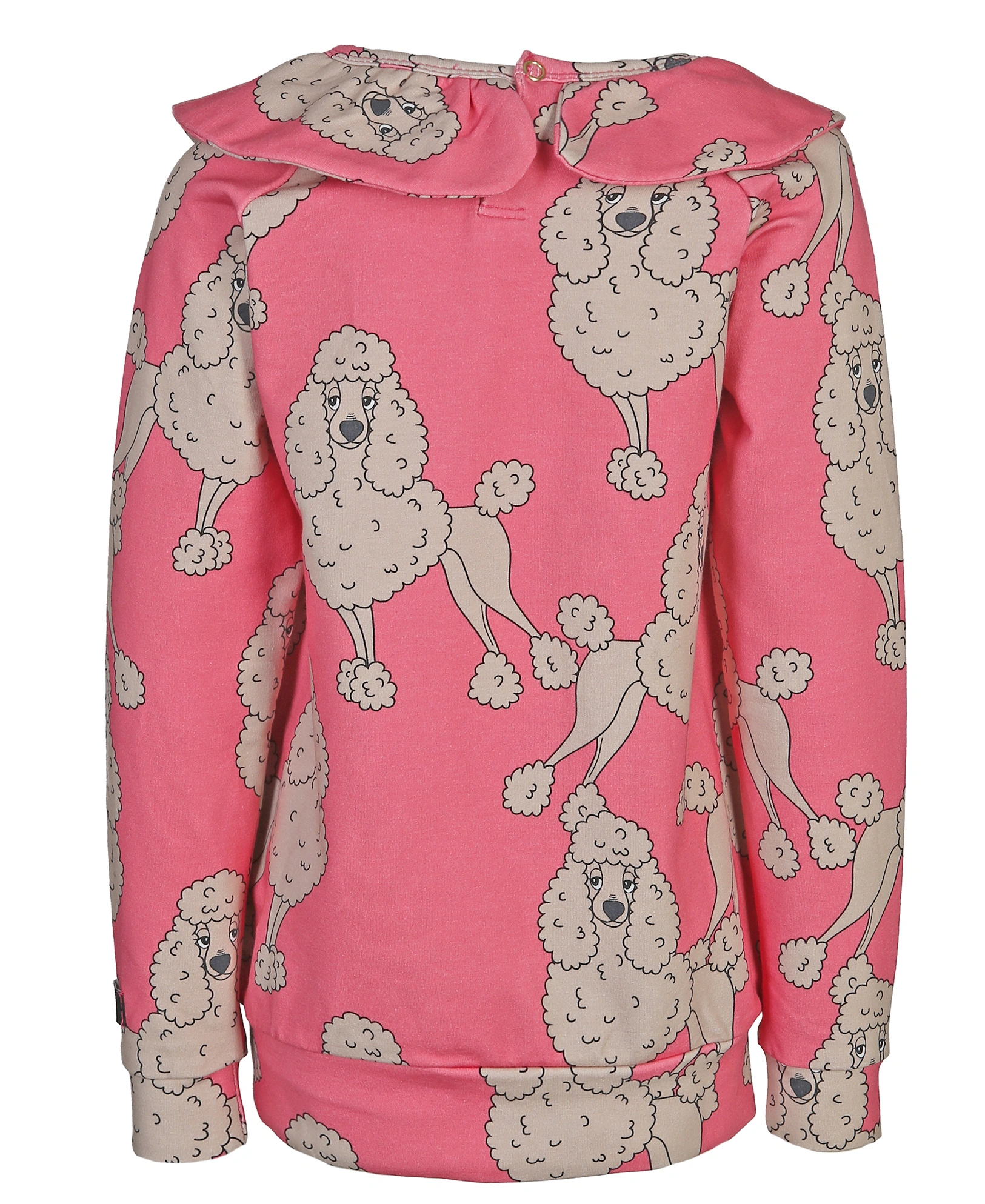 Sweatshirt POODLE FRILL in pink