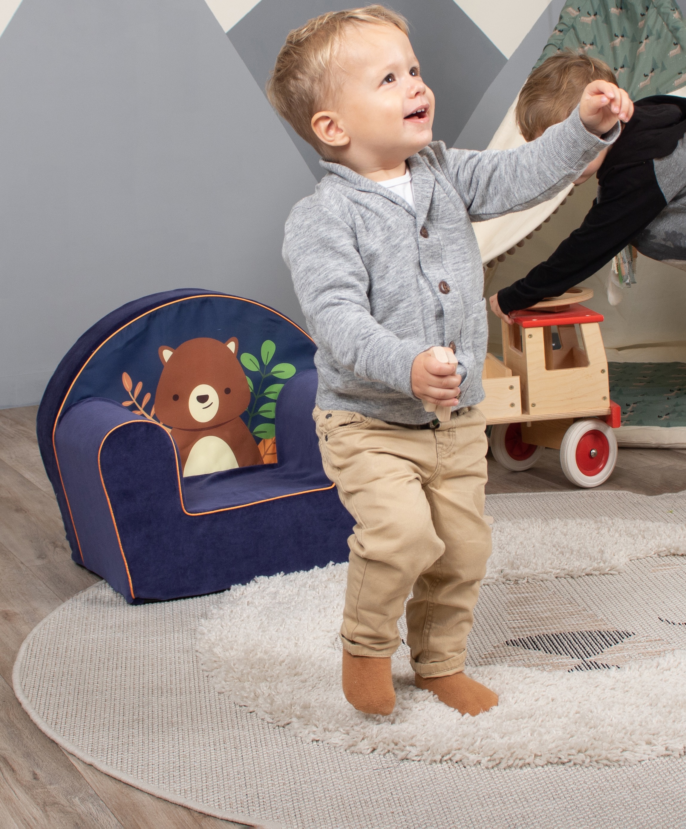 Knorrtoys® Sessel »Happy bear« für Kinder; Made in Europe