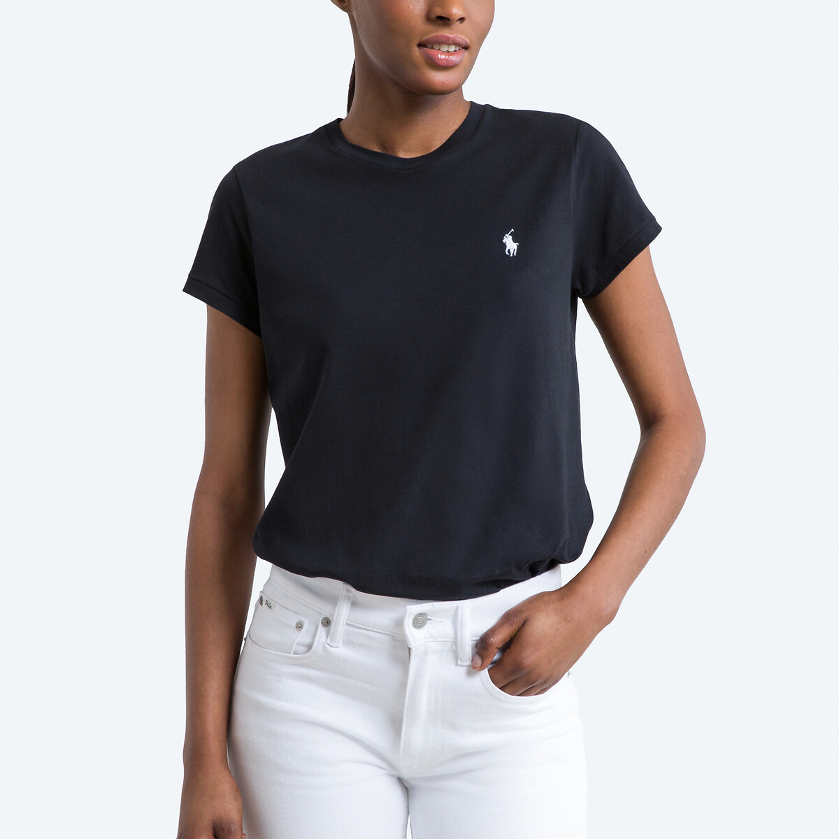 POLO RALPH LAUREN<br>Camiseta com gola redonda e mangas curtas