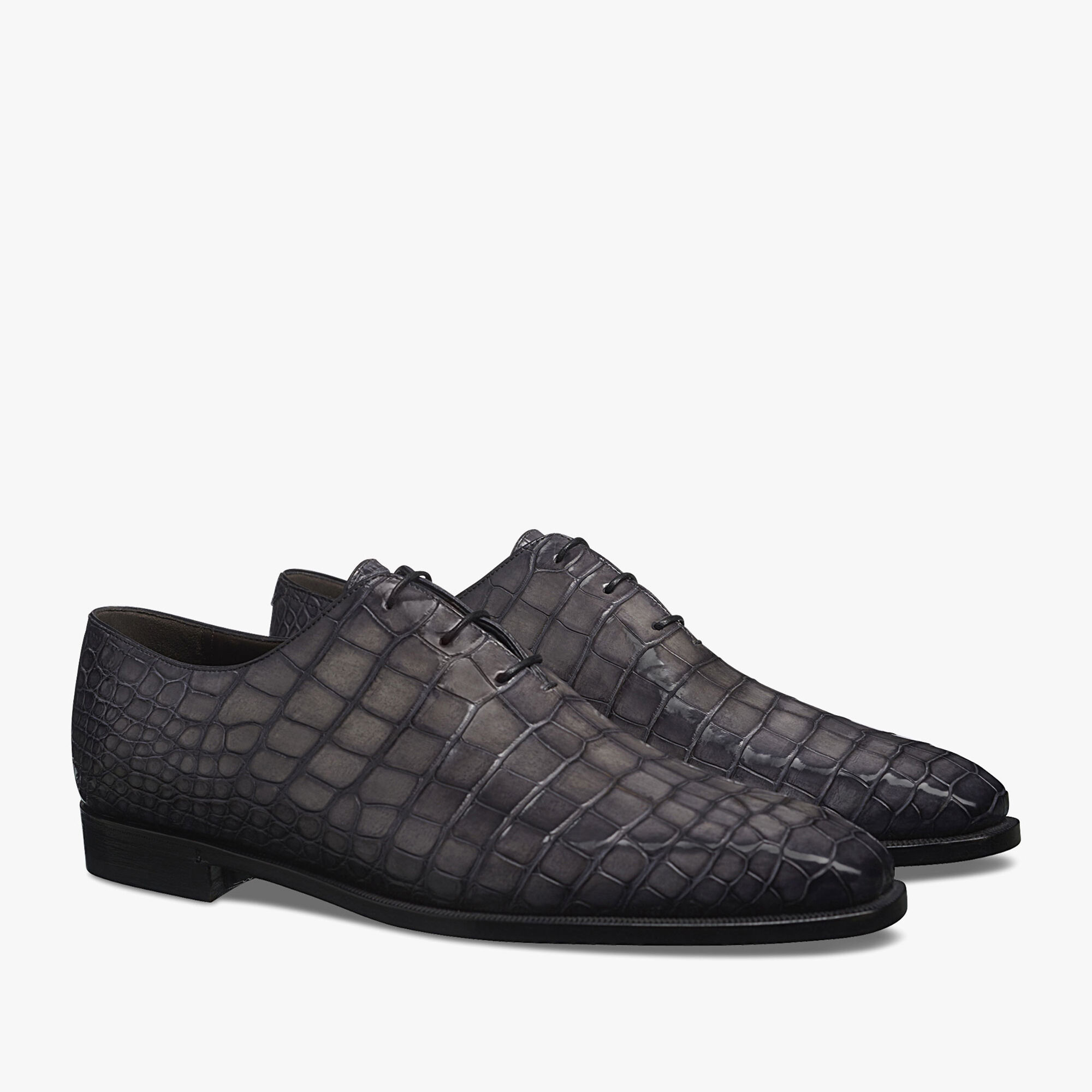 Richelieu Alessandro Demesure En Cuir D'Alligator