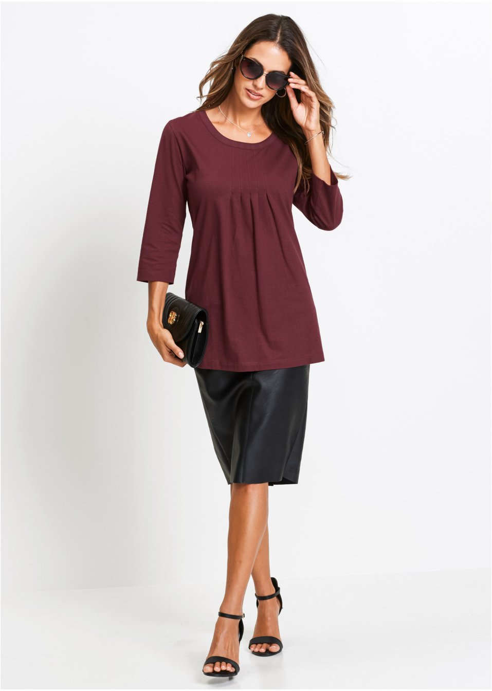 T-shirt long manches 3/4
