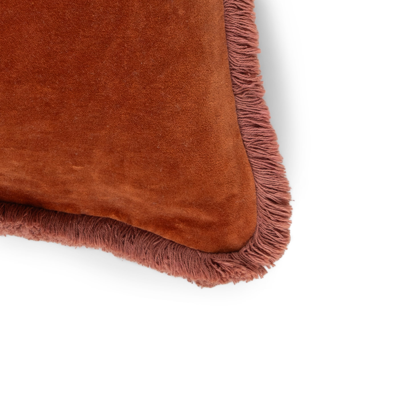 Sierkussen Velvet 50x30 cm rust