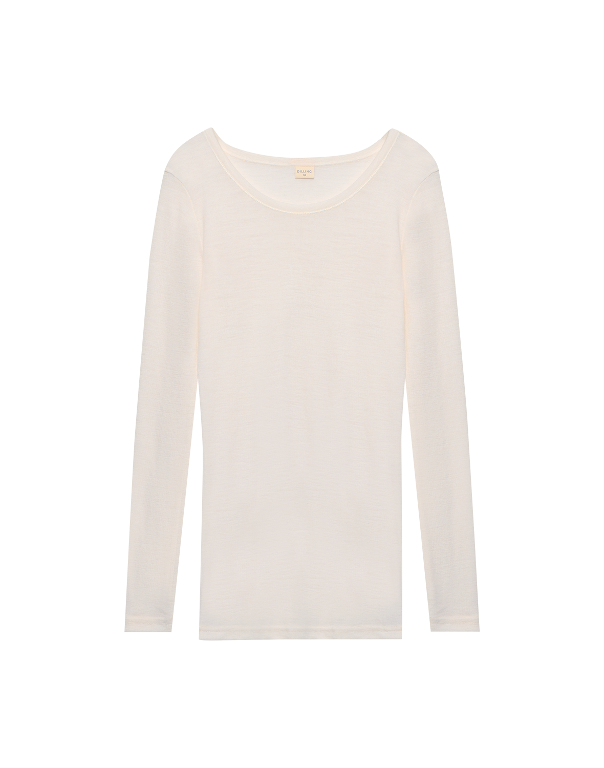 Shirt van merinowol voor dames in Natuur
