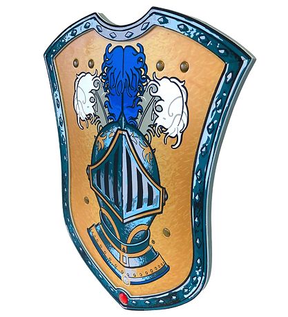 Liontouch Udklædning - Mystery Knight Skjold - Blå