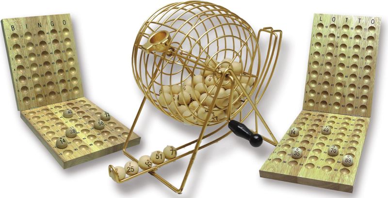 HOT Games Bingomolen 24 cm - Inclusief 75 ballen en controlebord
