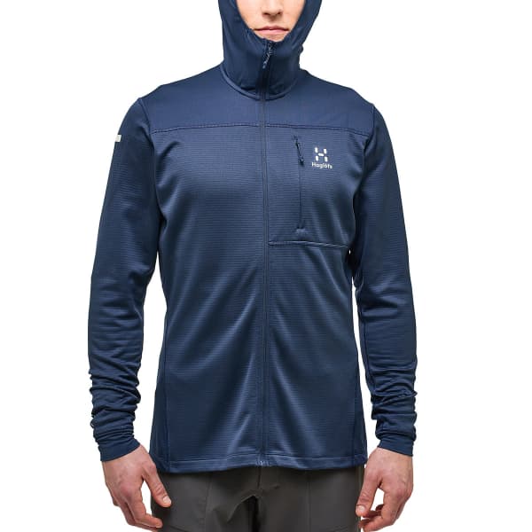 Veste polaire ski rando HAGLÖFS HAGLOFS L.I.M MID MULTI HOOD M TARN BLUE