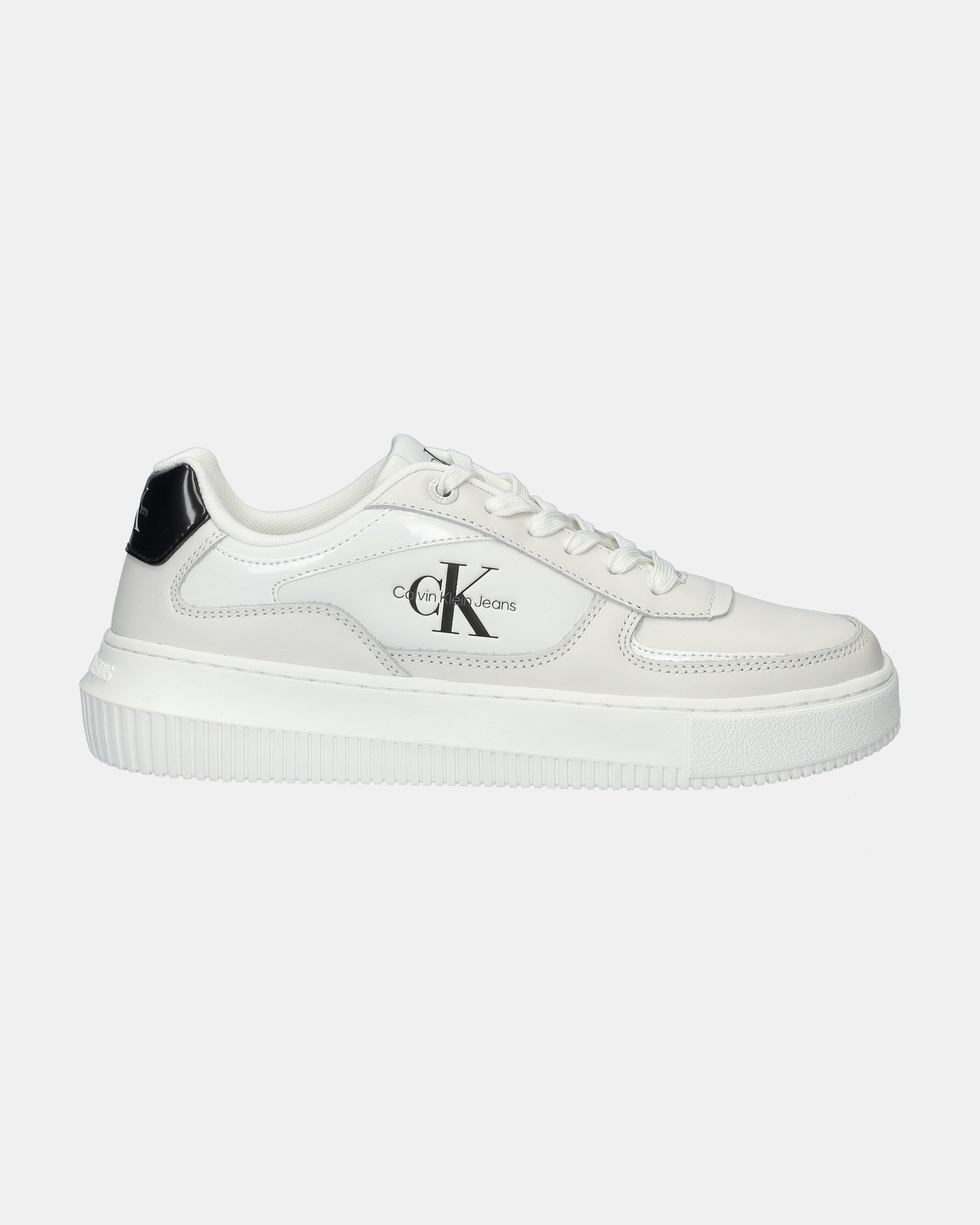 Calvin Klein Chunky Cupsole Lage sneakers  - wit