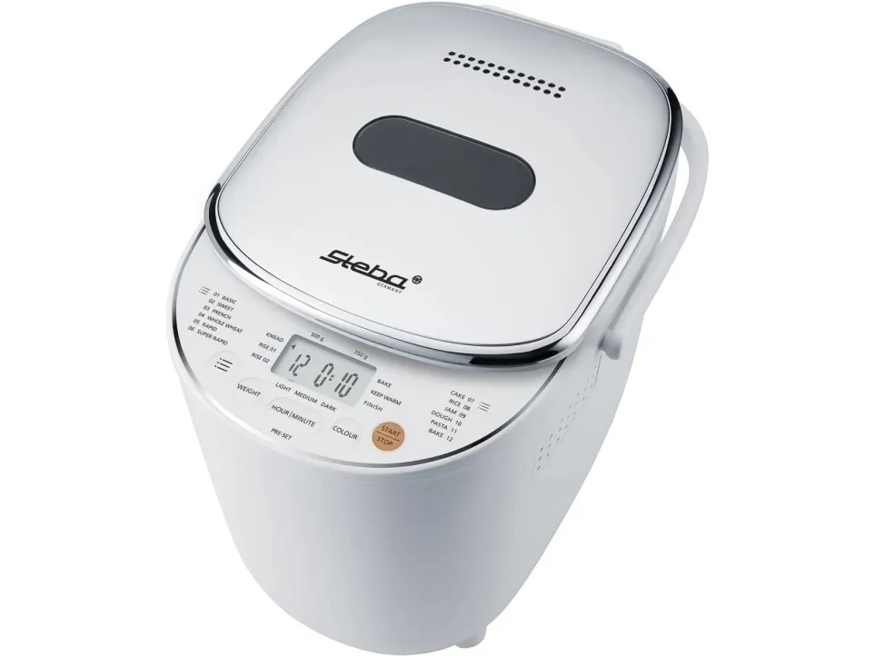Steba BM 3 - Brødmaskine - 540 W - hvid/sølv