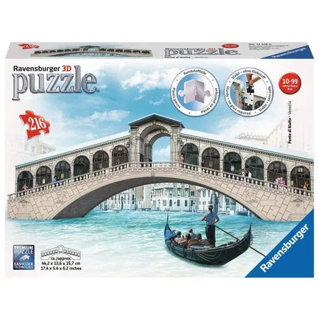 Ravensburger 3D Puzle Rialtobrücke, 216 Teile