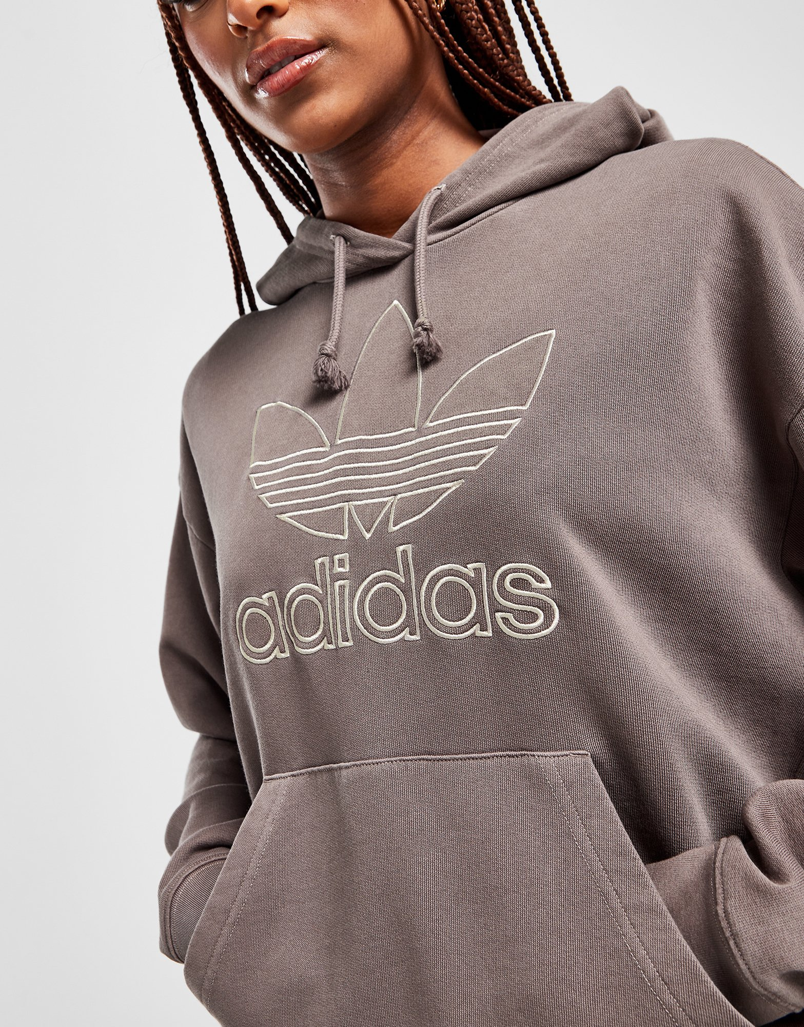 adidas Originals Sweat à Capuche Outline Wash Femme