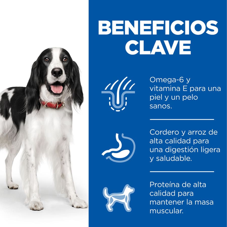 Ração para cães Hill's Science Plan Adult Medium com cordeiro e arroz