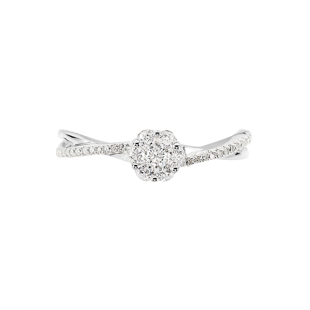 Bague Nusa Or Blanc Diamant