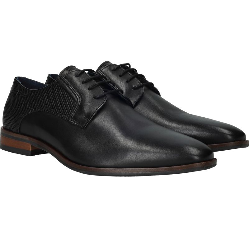 Berkelmans Sameiro Veterschoenen Zwart