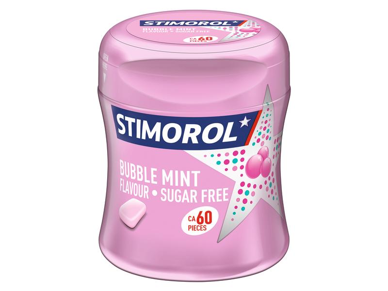 Stimorol Kaugummi Stimorol Bubblemint 87 g Menthol-Kaugummi mit Fruchtgeschmack