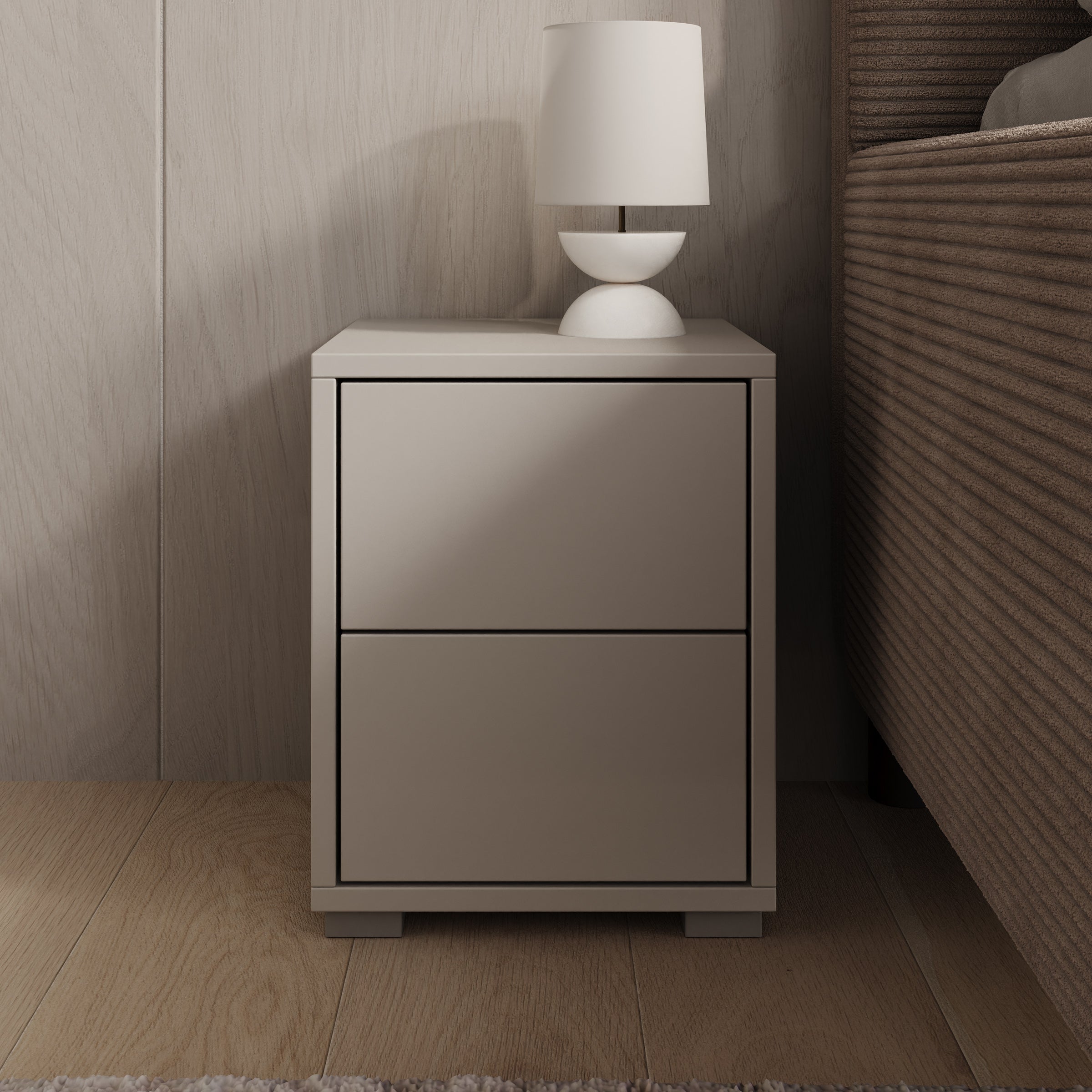 Gideon - Nachtkastje - Beige - 30x31x38 cm