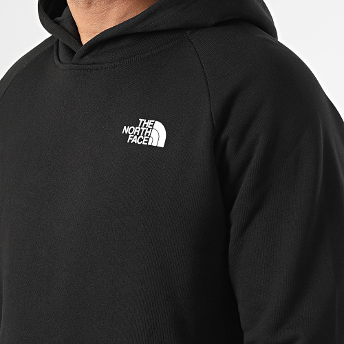 Sweat Capuche Raglan Red Box A2ZWU Noir