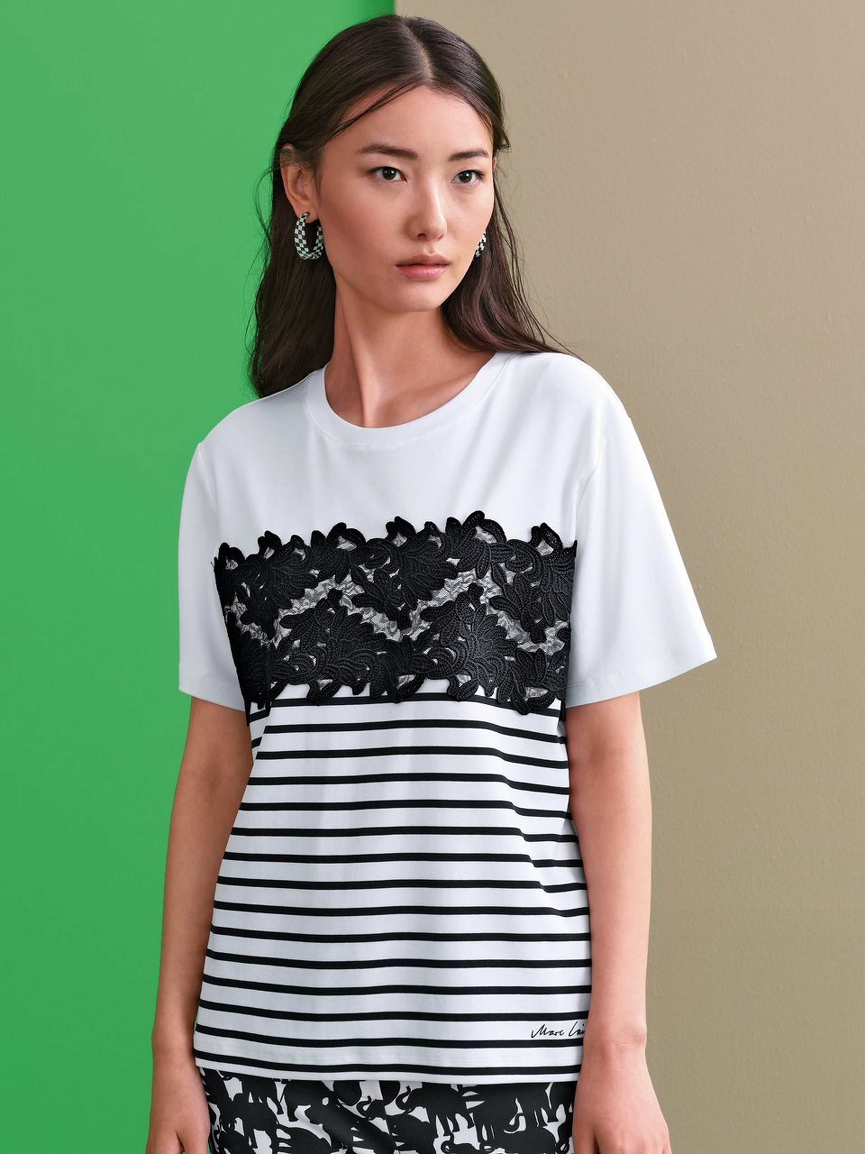 Rundhals-Shirt