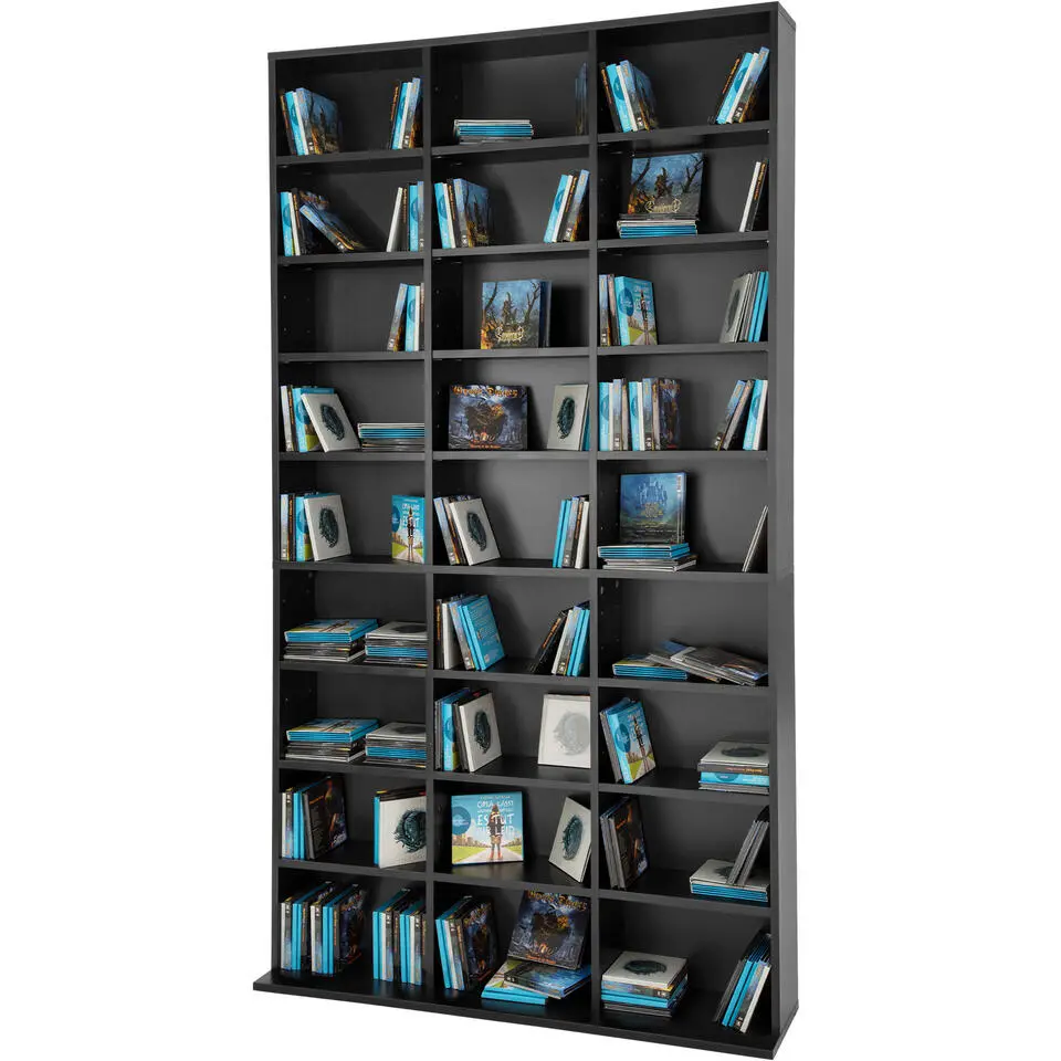 tectake Kast Christel 180x102x23,5cm, Zwart