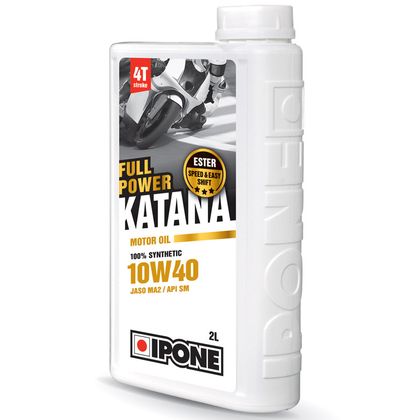 Huile moteur Ipone FULL POWER KATANA - 10W40 100% synthése - 2 LITRES Universel