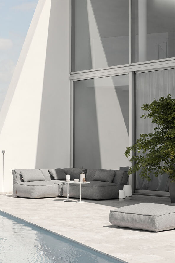 Blomus LED Outdoor Lamp -SPIRIT- Platinum Gray Platinum gray
