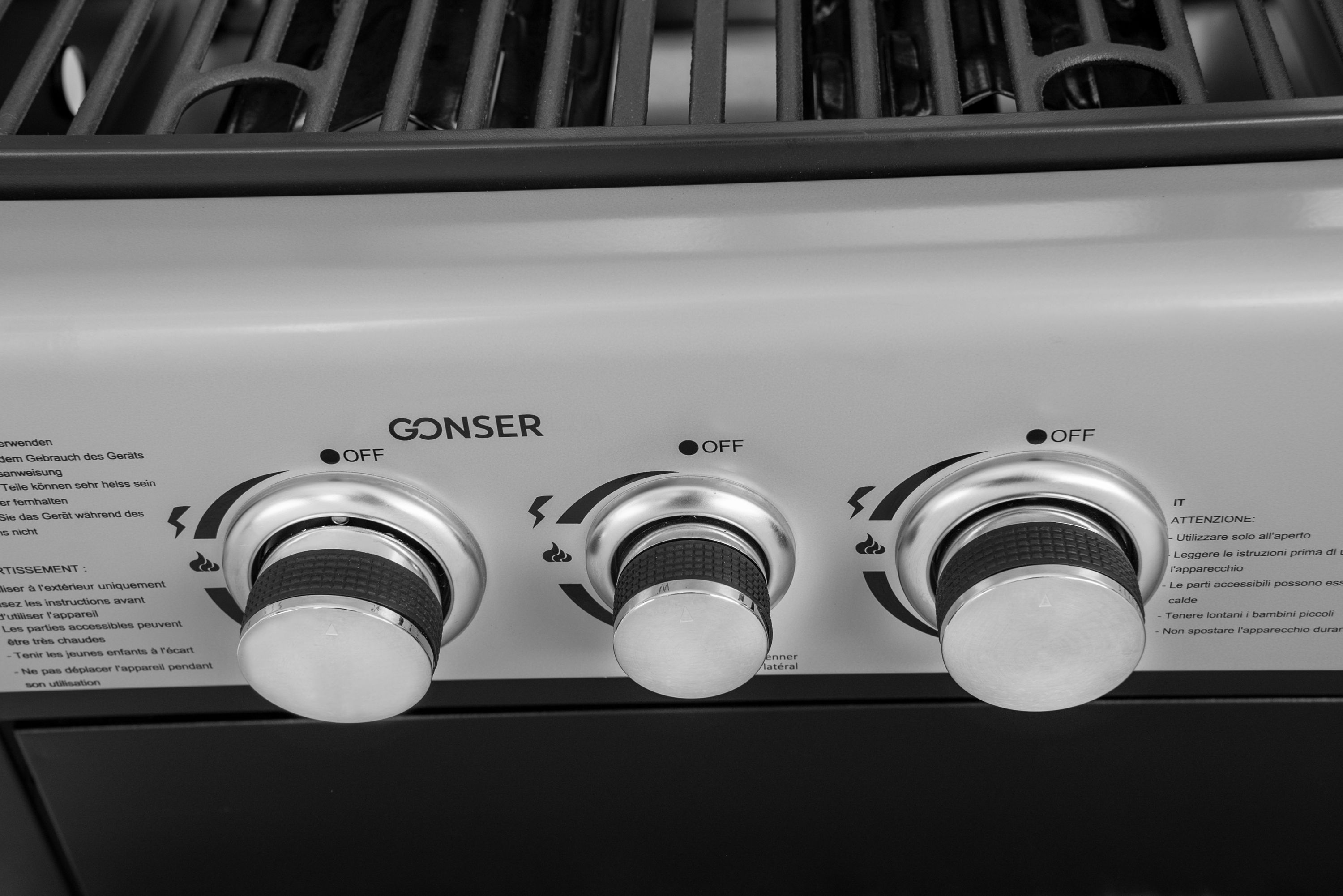 Kombigrill Gas und Holzkohle BBQ