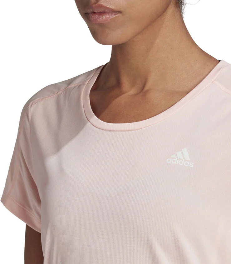 adidas Run It 3-Stripes Fast T-shirt Pink