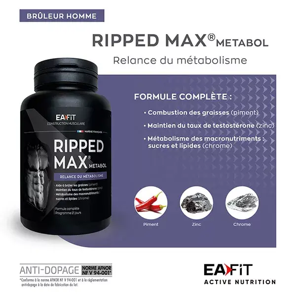 Eafit Ripped Max Metabol 63 comprimidos