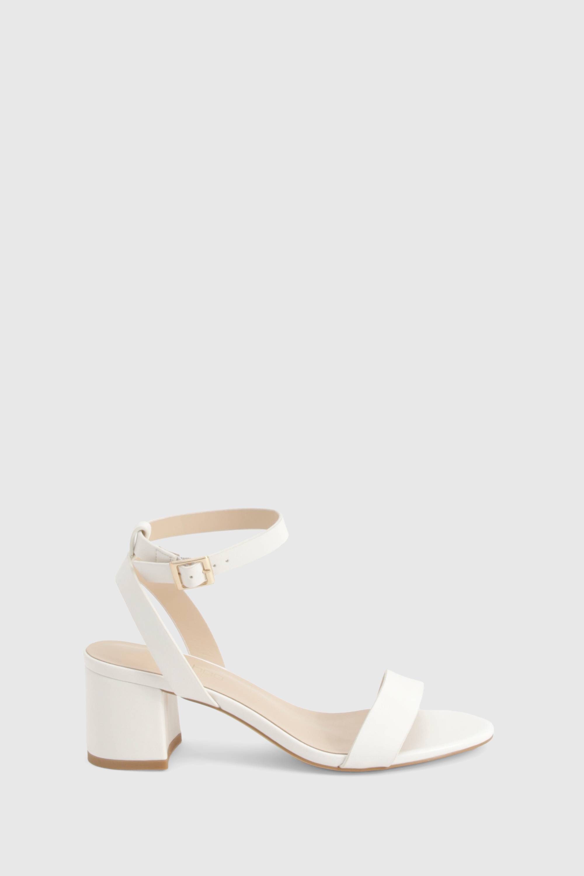 boohoo Talons bloc bas, presque invisibles