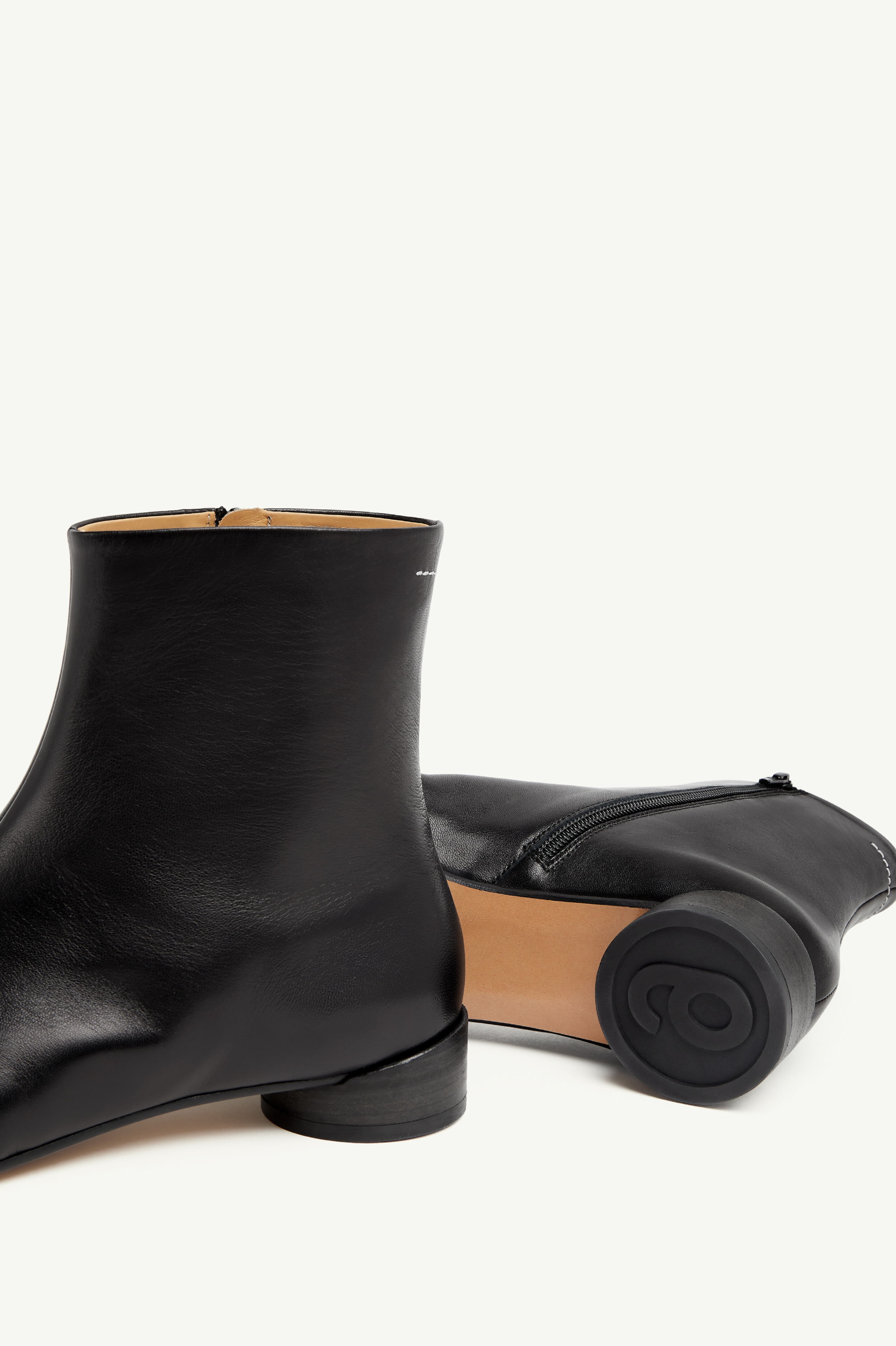 Bottines anatomiques en cuir pour homme