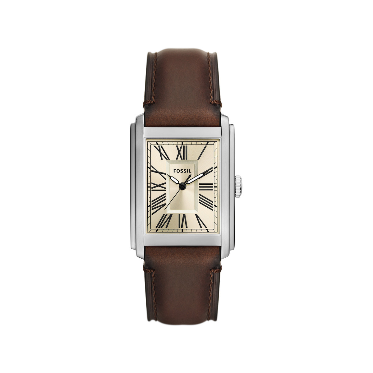 Montre FOSSIL carraway homme bracelet cuir marron