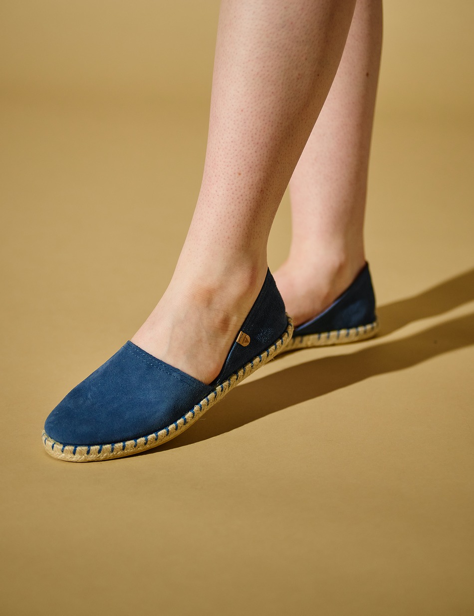 Veloursleder Espadrille
