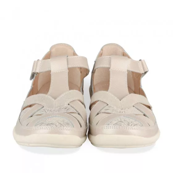 Ballerines ARGENT EVITA LEATHER