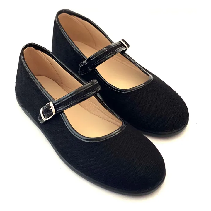 Hermosilla Ballerines Dahlia  | Noir