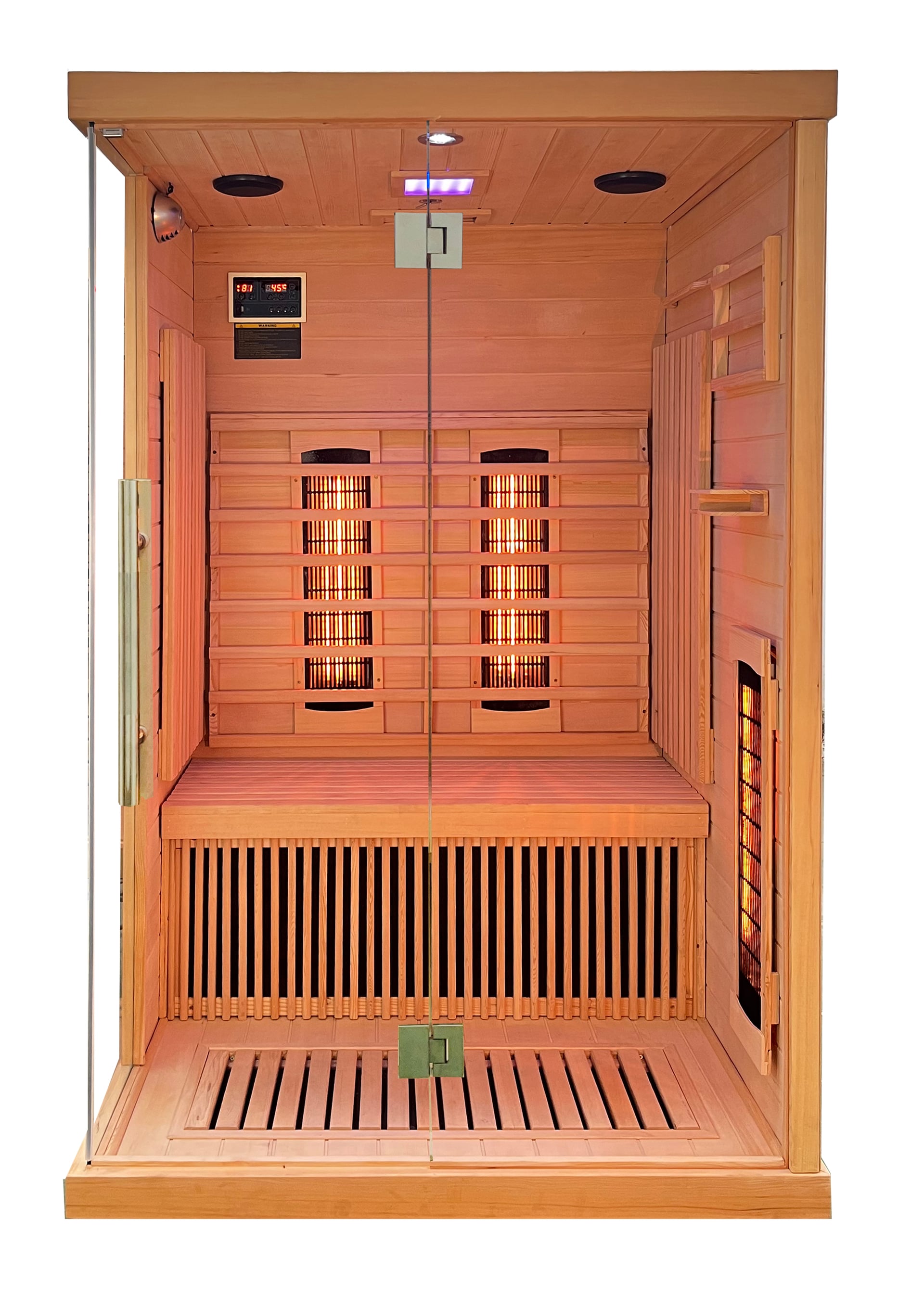 Infrarotsauna SUNRISE M 120x190x105 cm braun