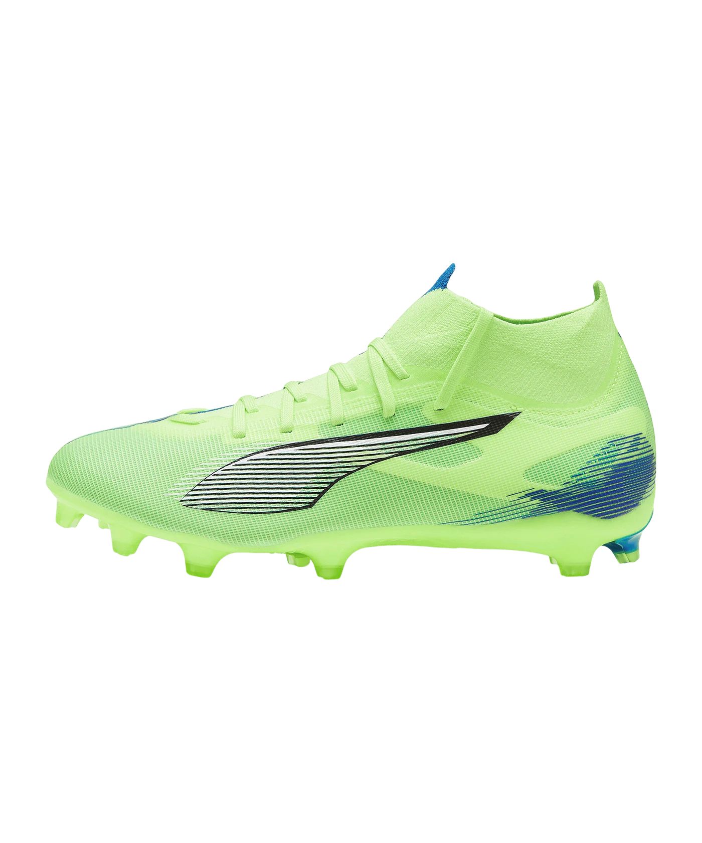 PUMA ULTRA 5 Match+ FG/AG Lights Out Grün Weiss F03