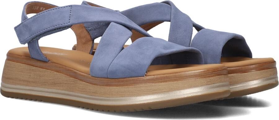 GABOR Dames 746 Maat: 38 Materiaal: Suède Kleur: Blauw