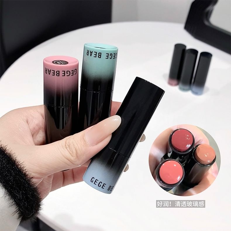 Gege Bear - 2 in 1 hydraterende glanzende lip tint - 3 kleuren