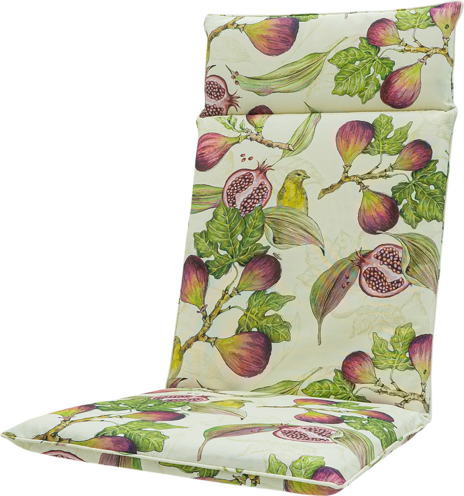 Madison tuinkussen hoge rug Jasmijn beige 120 x 50 cm