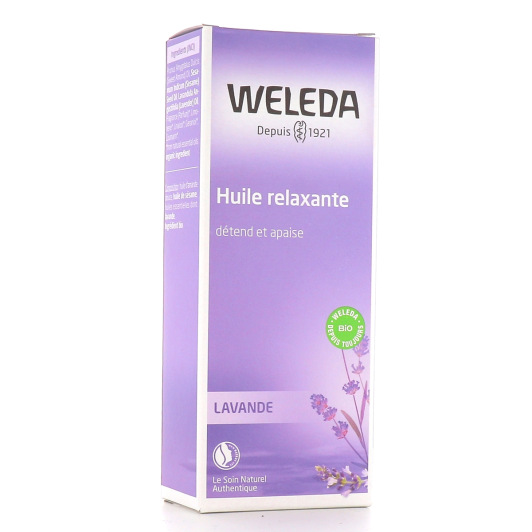 Huile relaxante à la lavande Weleda