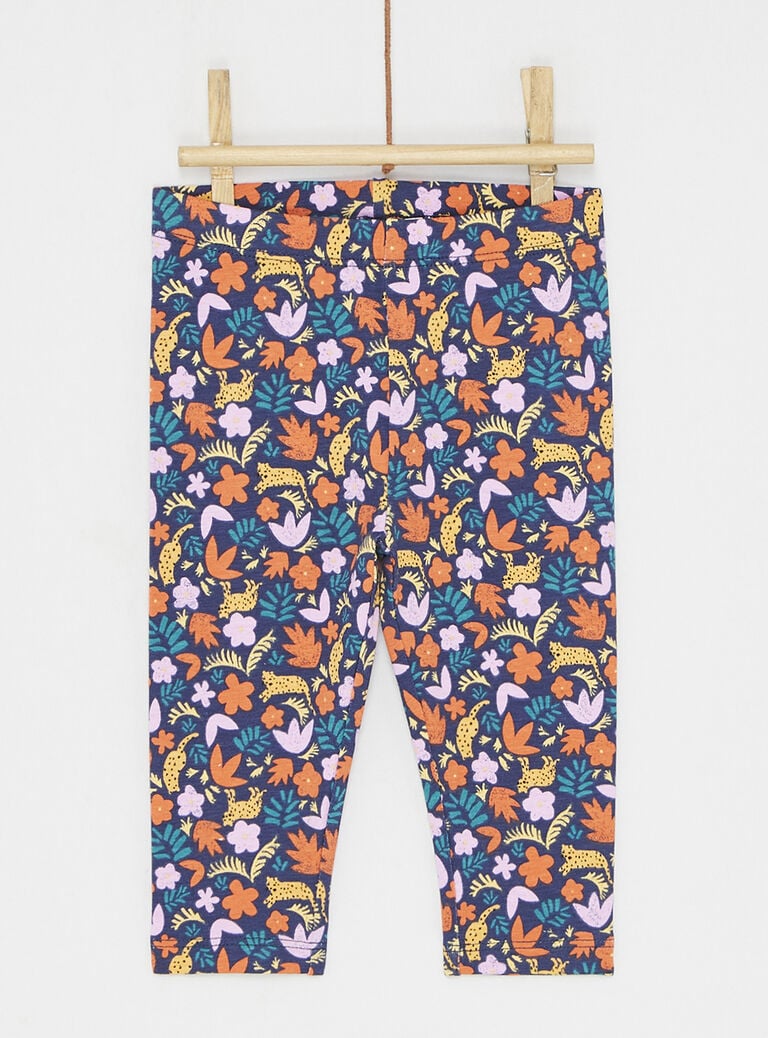 Legging à motif jungle pour bébé fille