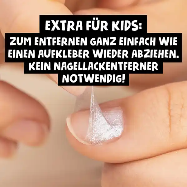 Peel-Off Nagellack 01 Glitzer