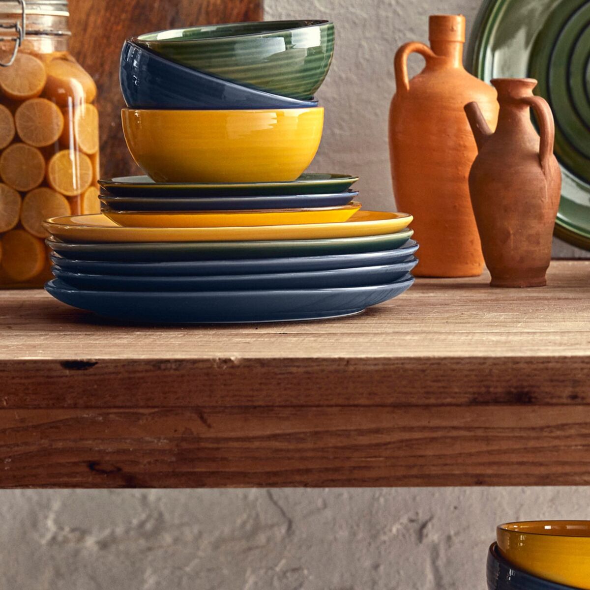 Colore tallerken, 27 cm, saffron yellow