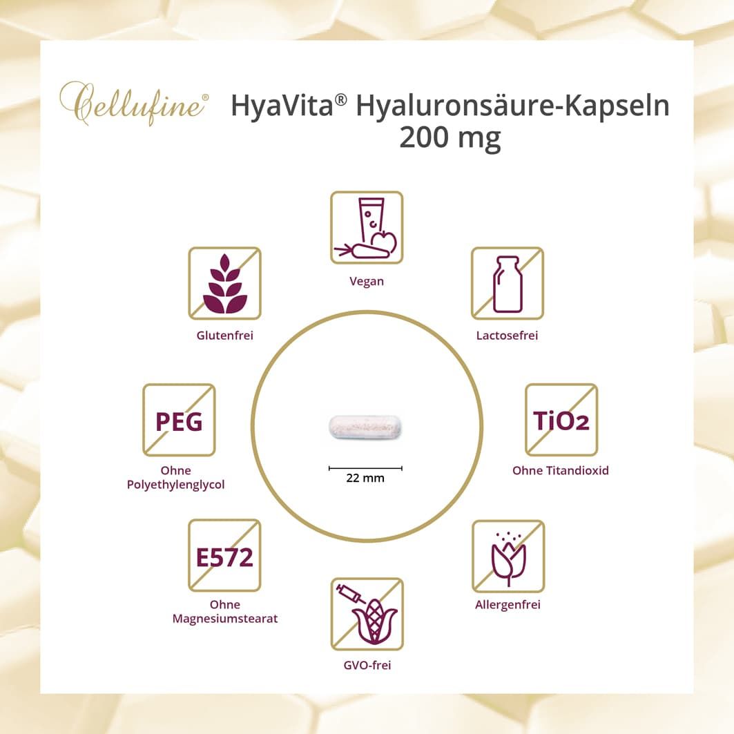 Cellufine® HyaVita® Hyaluronsäure-Kapseln 200 mg