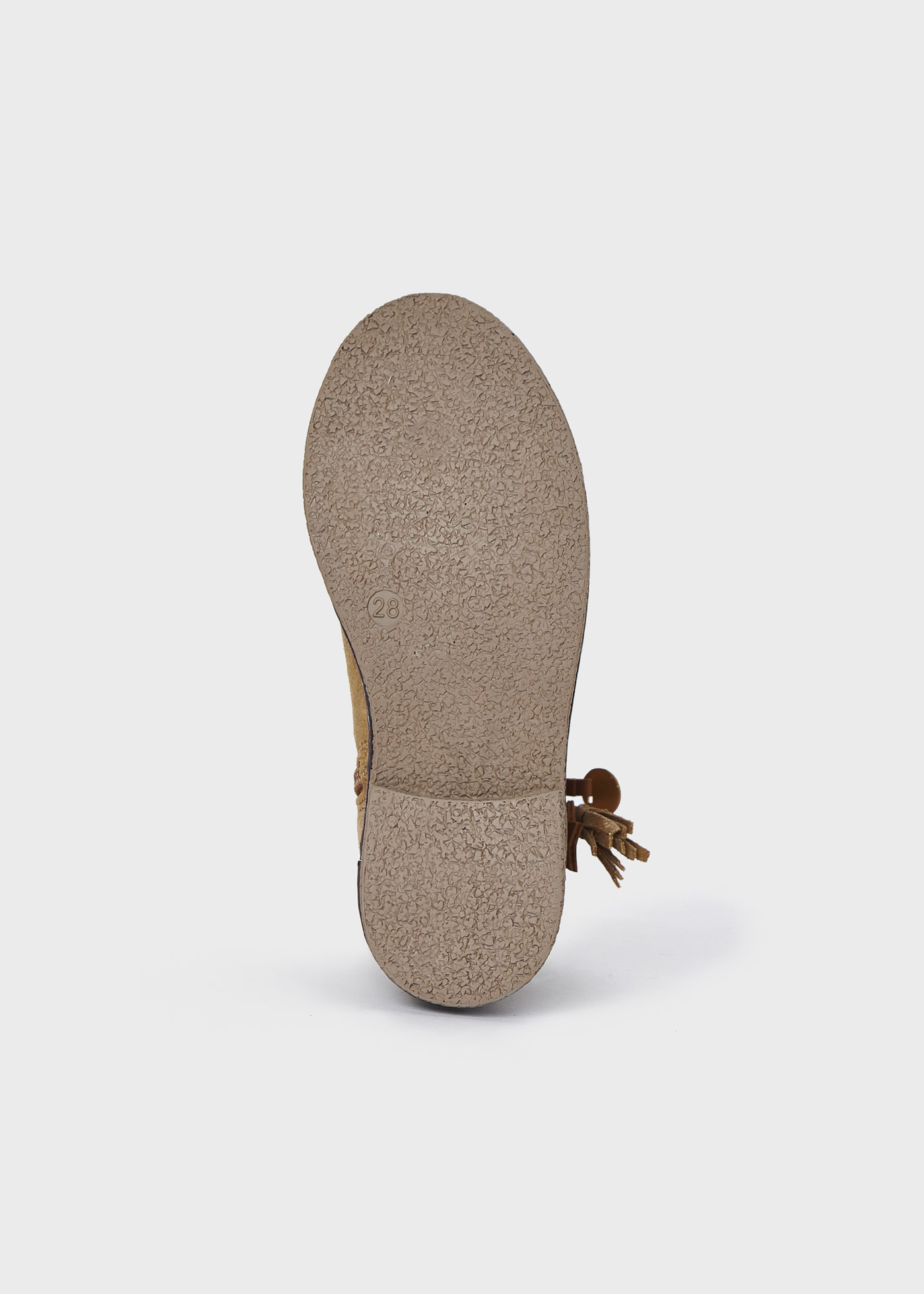 Botas de tornozelo em couro sustentável para meninas