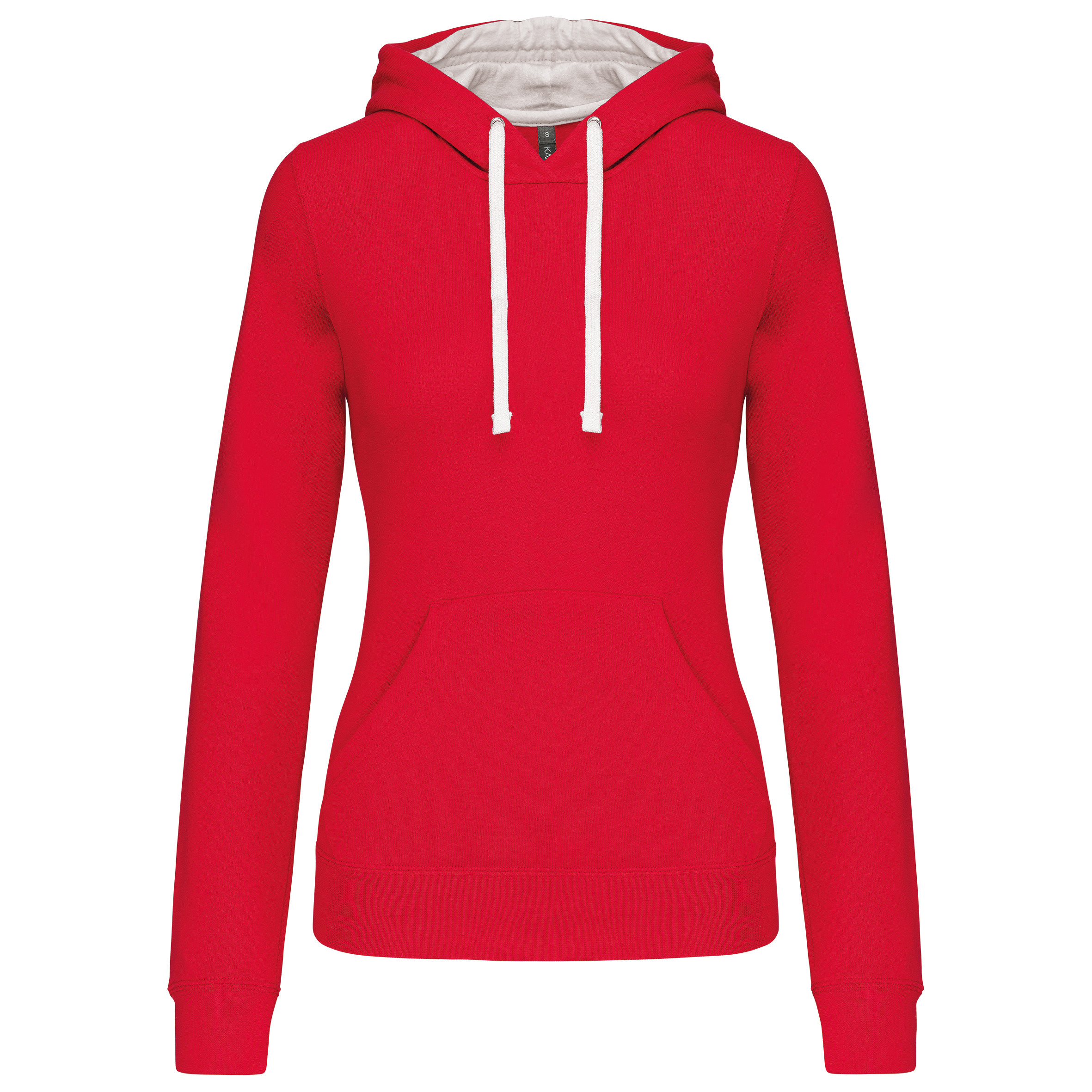 Kariban K465 - Sweat-shirt capuche contrastée femme