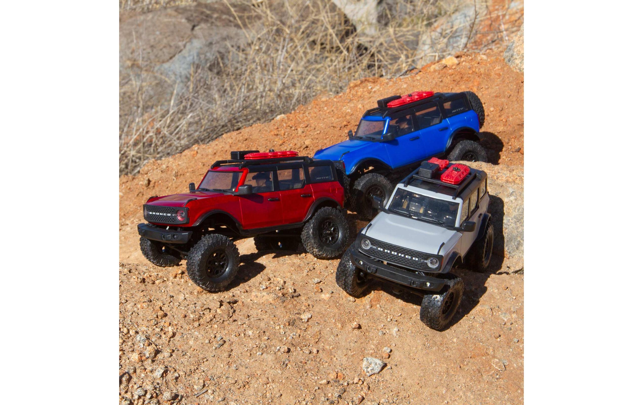 Scale Crawler SCX24 Ford Bronco 21, Grau 1:24, RTR<br>Ford Bronco 2021 Rock Crawler im Massstab 1:24